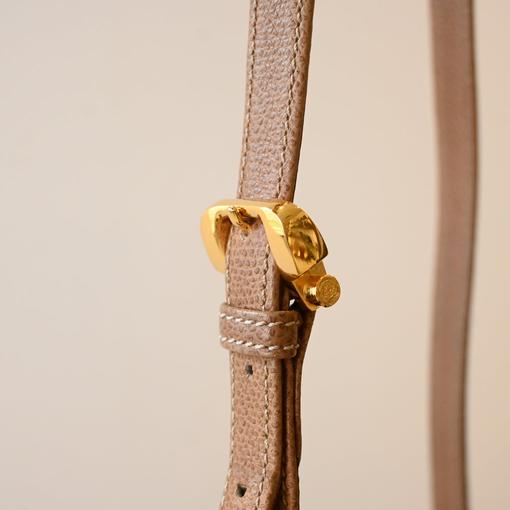Loewe Anagram Embossed Grained Calfskin Crossbody Bag