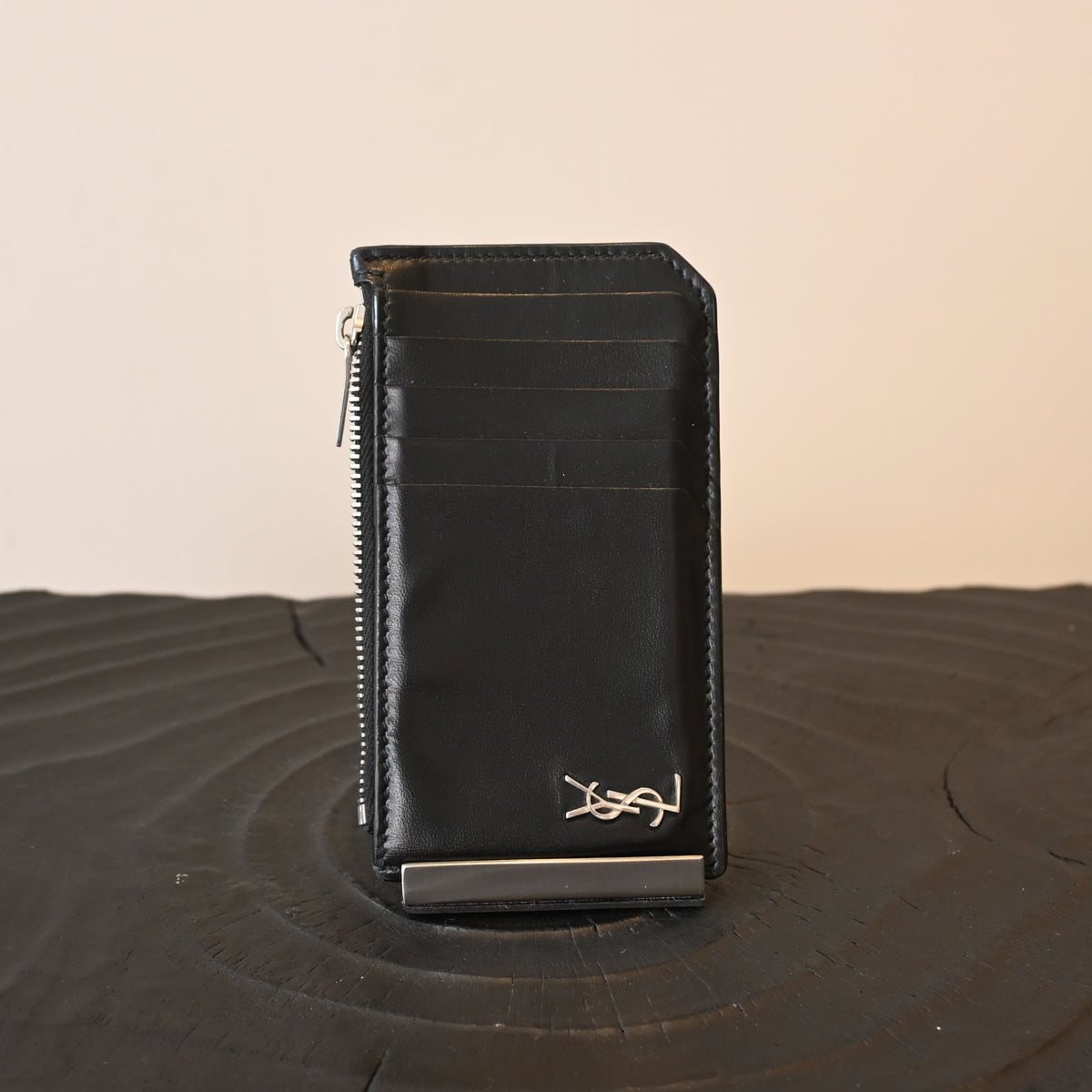 Yves Saint Laurent Calfskin SHW Cardholder