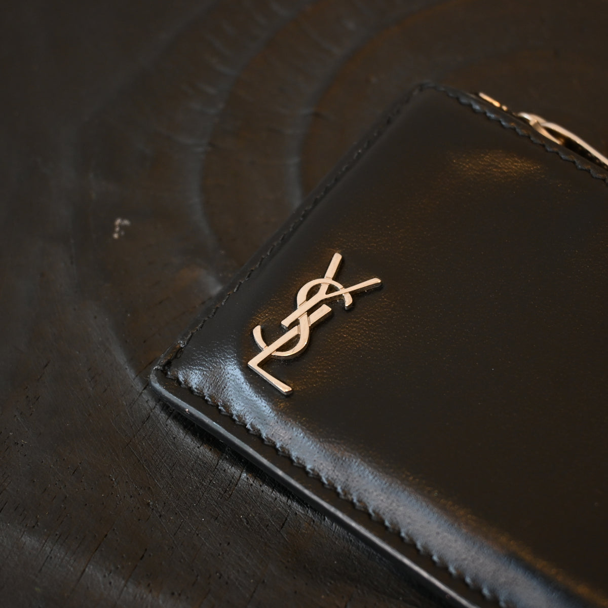 Yves Saint Laurent Calfskin SHW Cardholder