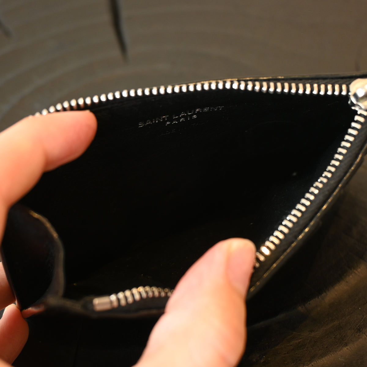 Yves Saint Laurent Calfskin SHW Cardholder