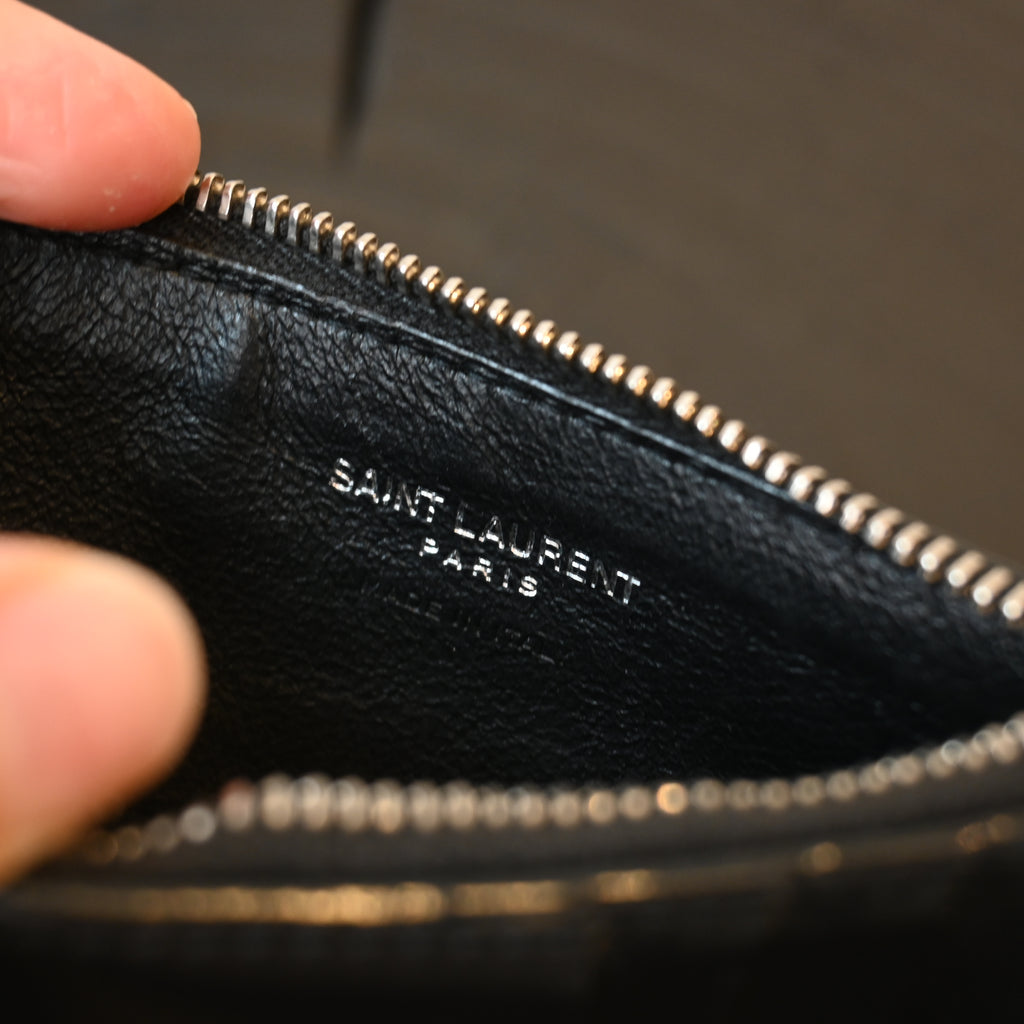 Yves Saint Laurent Calfskin SHW Cardholder