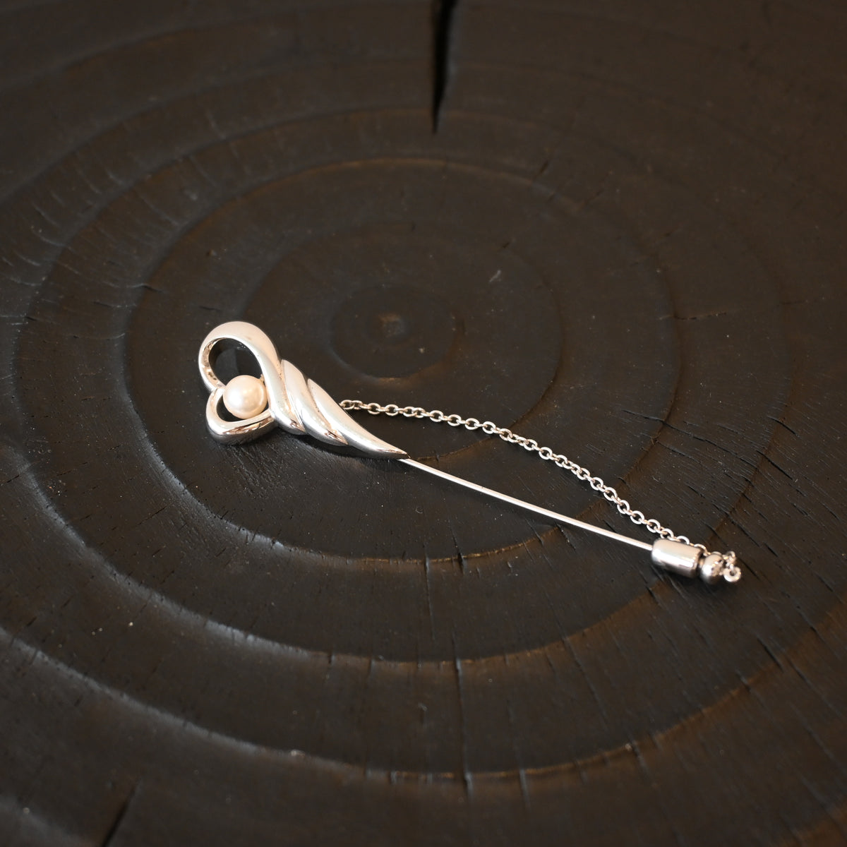 Taski Pearl Pin Brooch 6.5mm