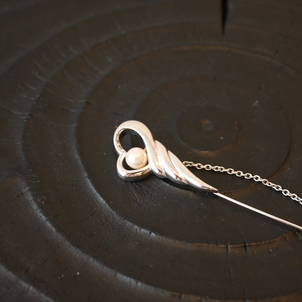 Taski Pearl Pin Brooch 6.5mm