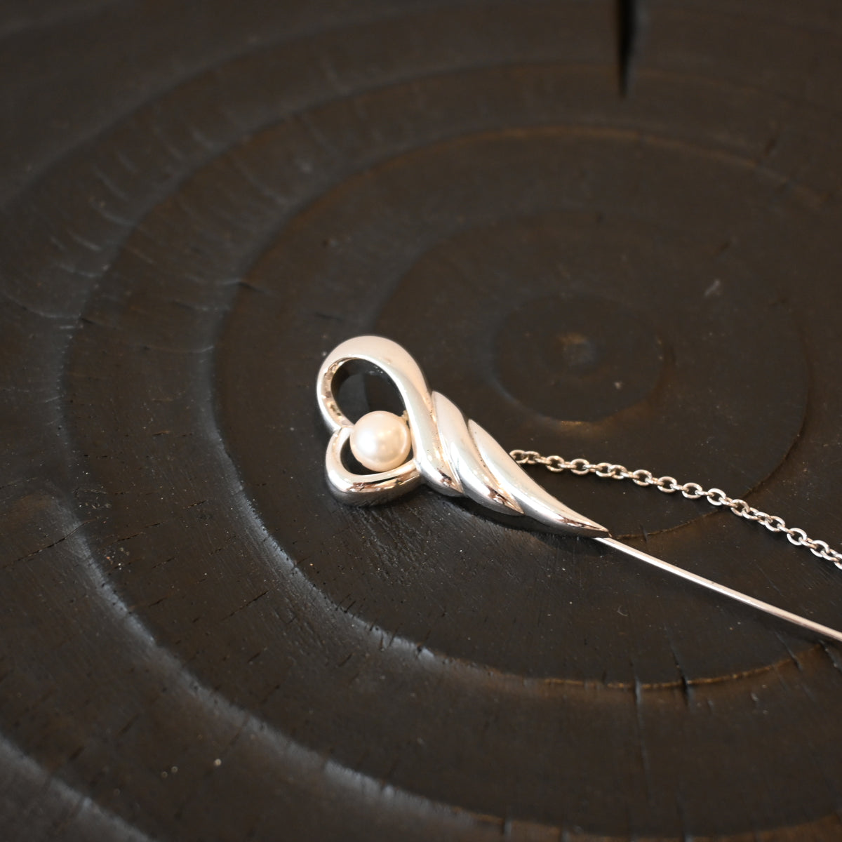 Taski Pearl Pin Brooch 6.5mm