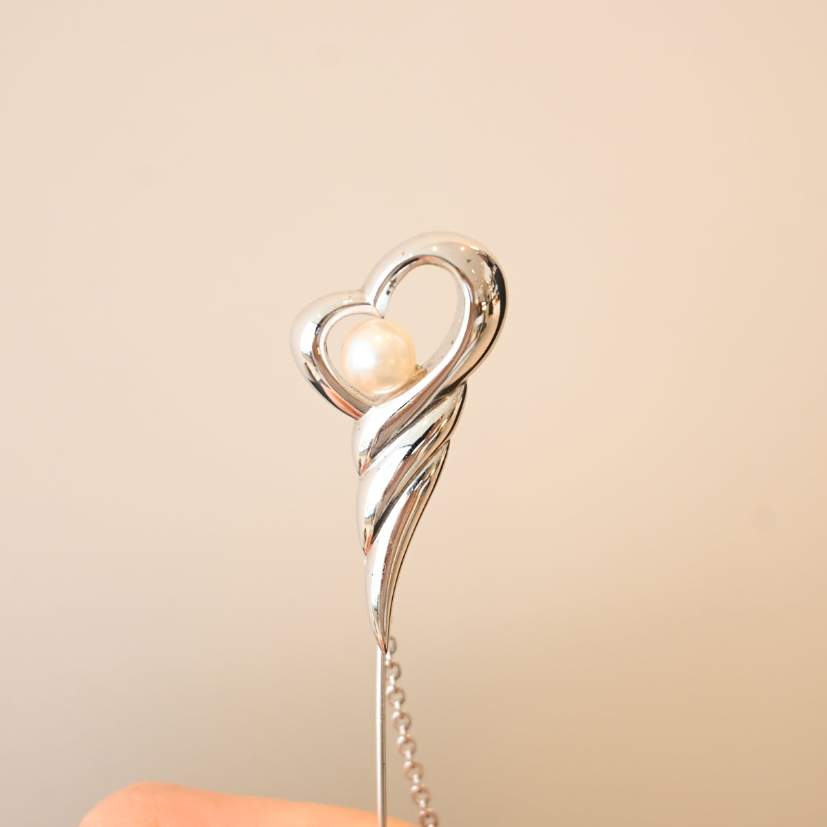 Taski Pearl Pin Brooch 6.5mm