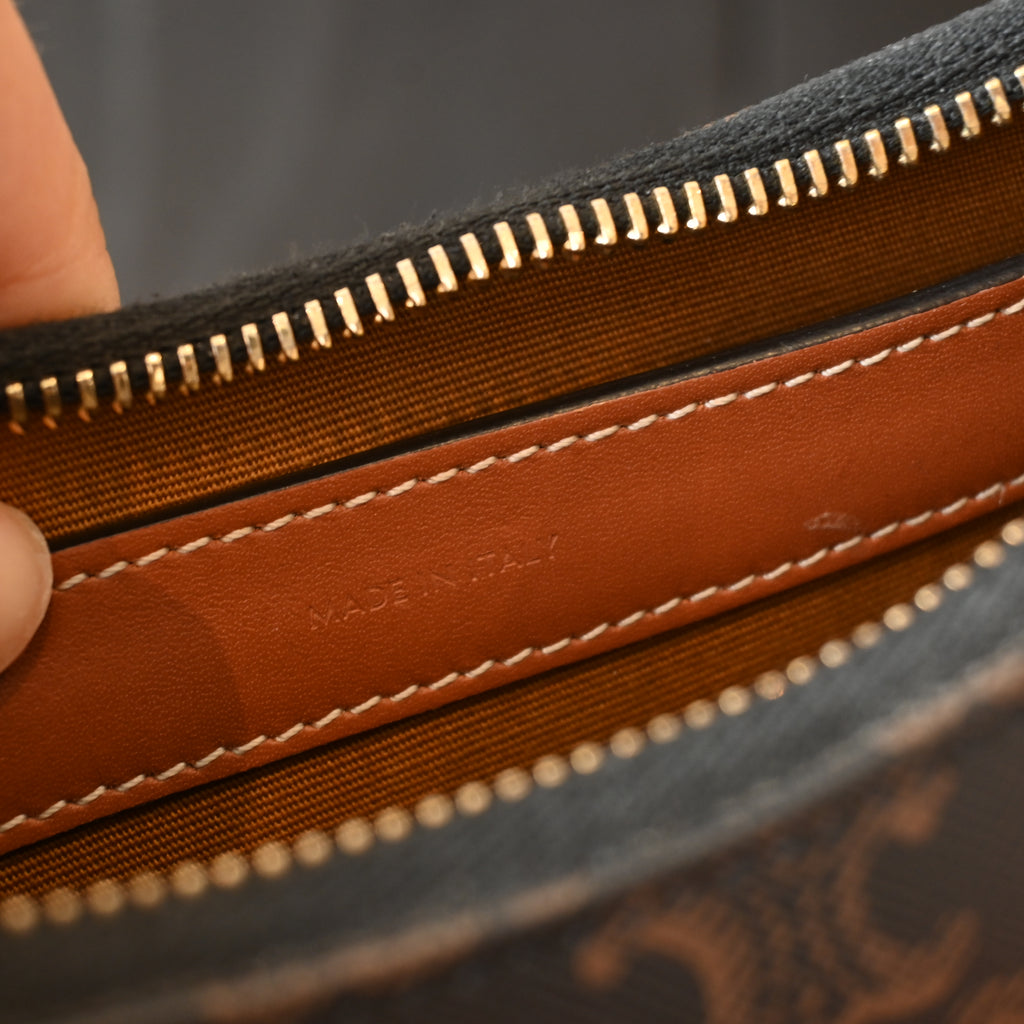Celine Ava Bag in Triomphe Canvas