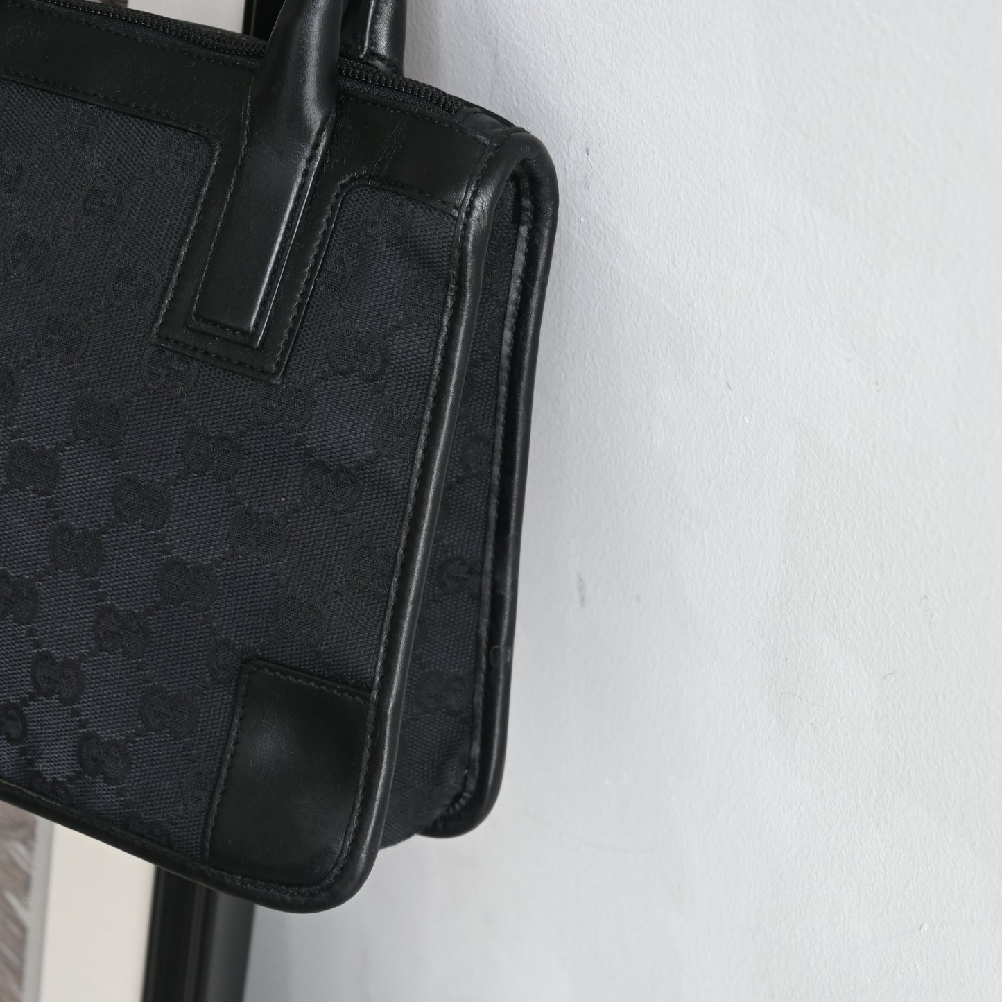 Gucci GG Black Canvas Mini Tote