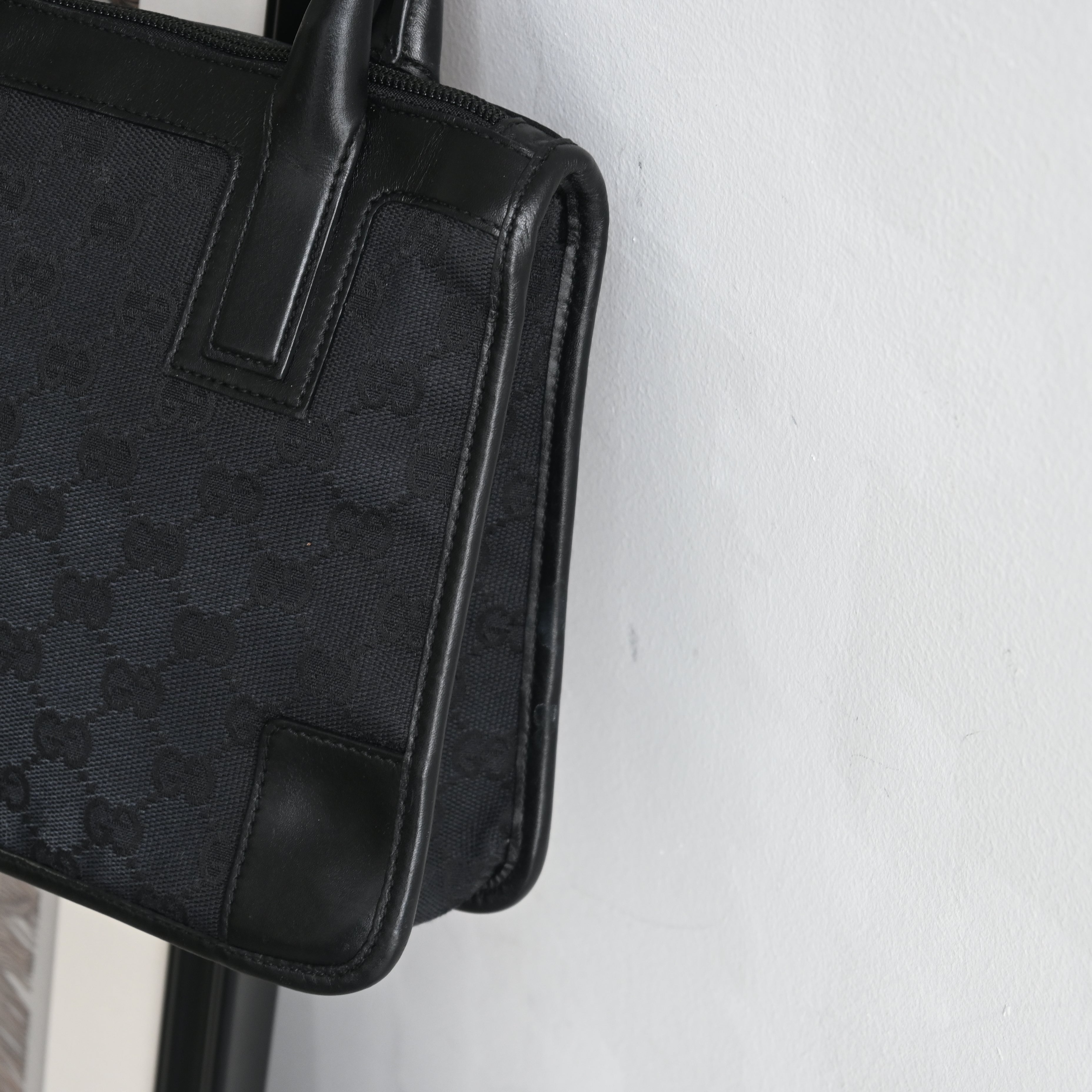 Gucci GG Black Canvas Mini Tote - Leluxe Vintage Sdn. Bhd.