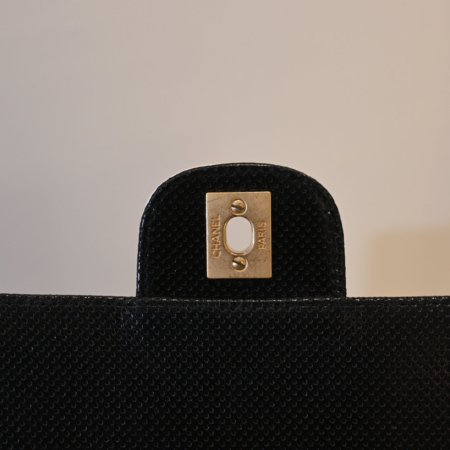 Chanel Coco Mark Perforated Bicolour Flap - Leluxe Vintage Sdn. Bhd.