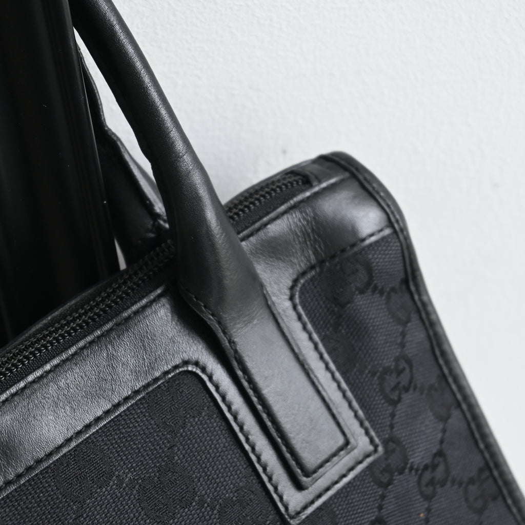 Gucci GG Black Canvas Mini Tote - Leluxe Vintage Sdn. Bhd.
