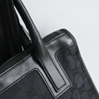 Gucci GG Black Canvas Mini Tote - Leluxe Vintage Sdn. Bhd.