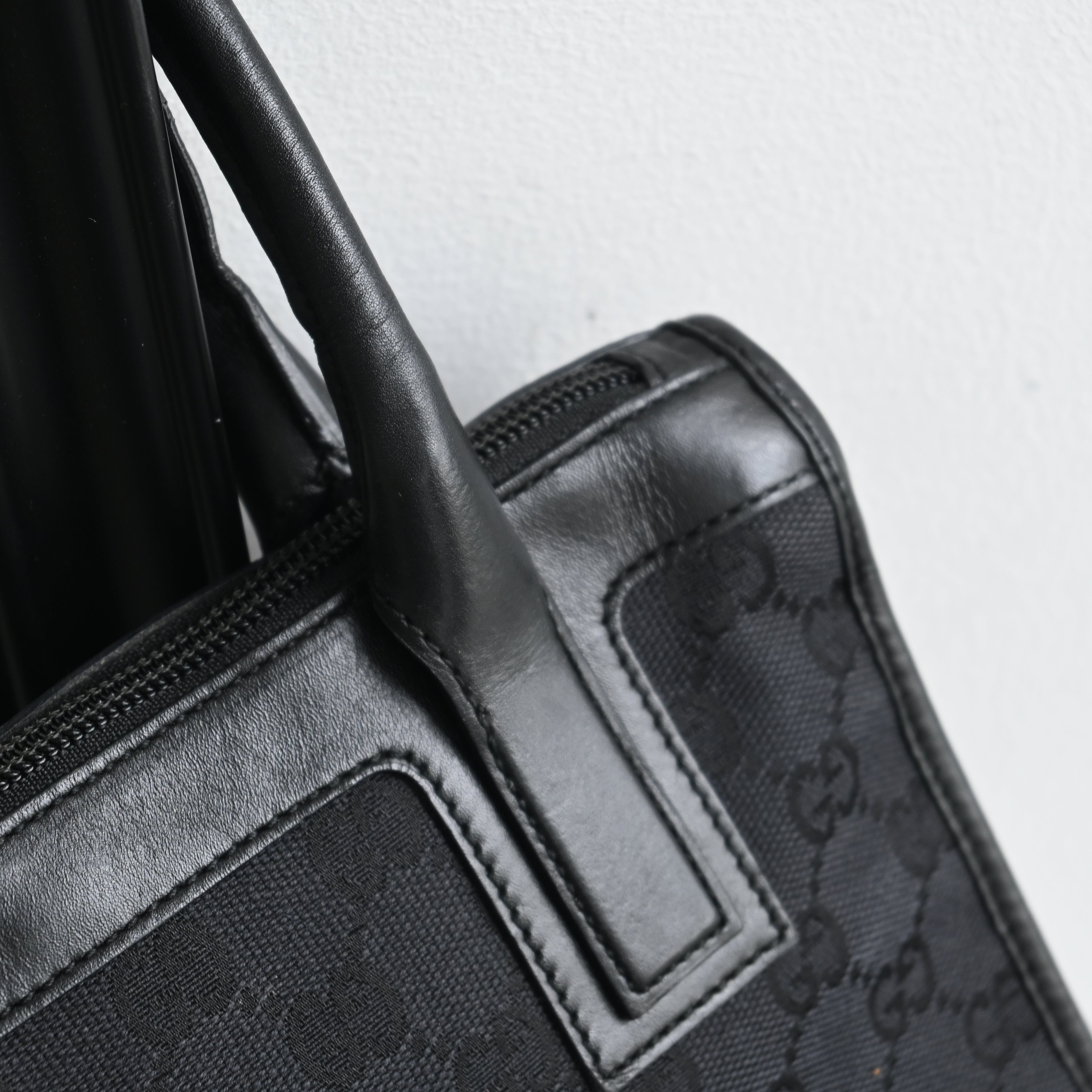 Gucci GG Black Canvas Mini Tote - Leluxe Vintage Sdn. Bhd.
