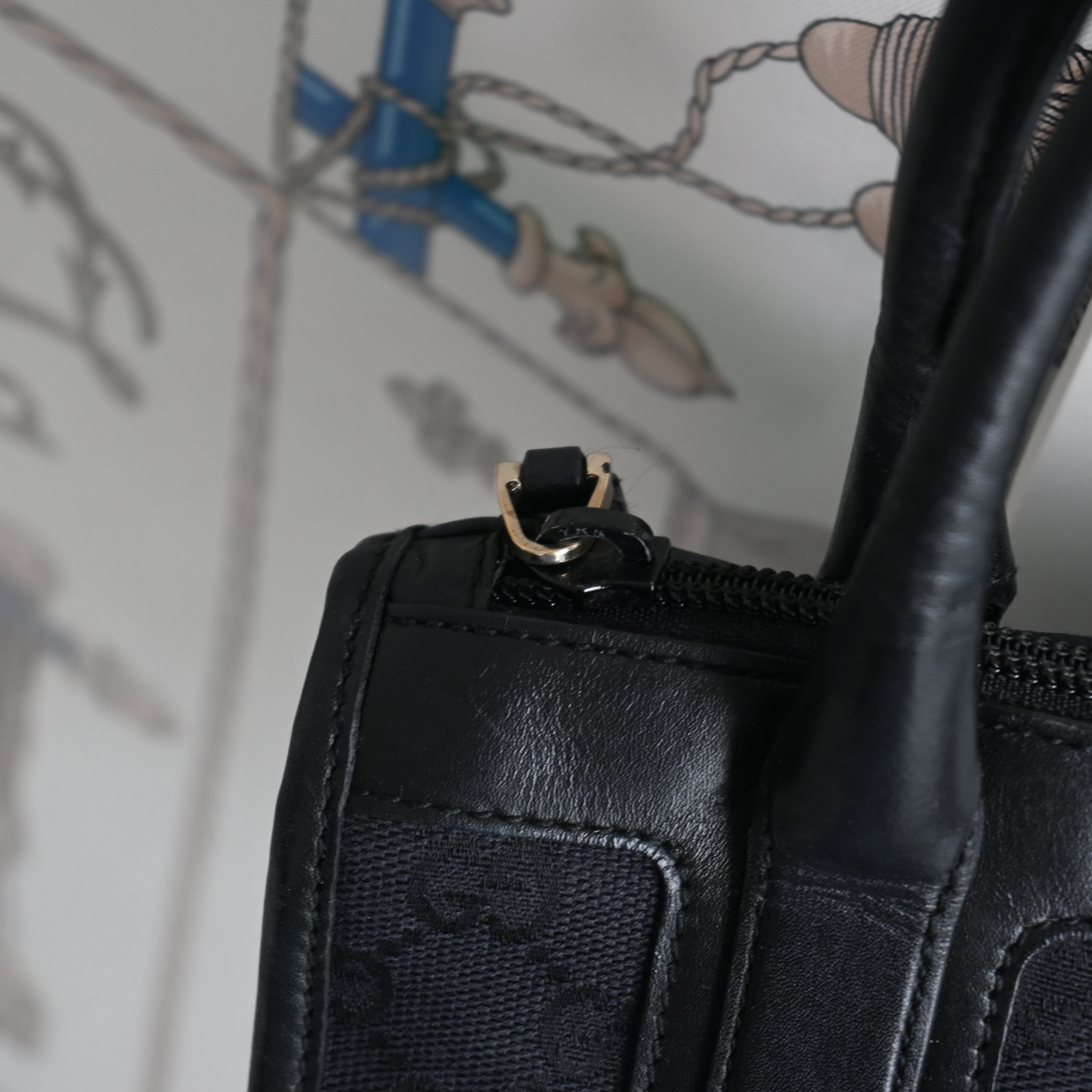 Gucci GG Black Canvas Mini Tote - Leluxe Vintage Sdn. Bhd.