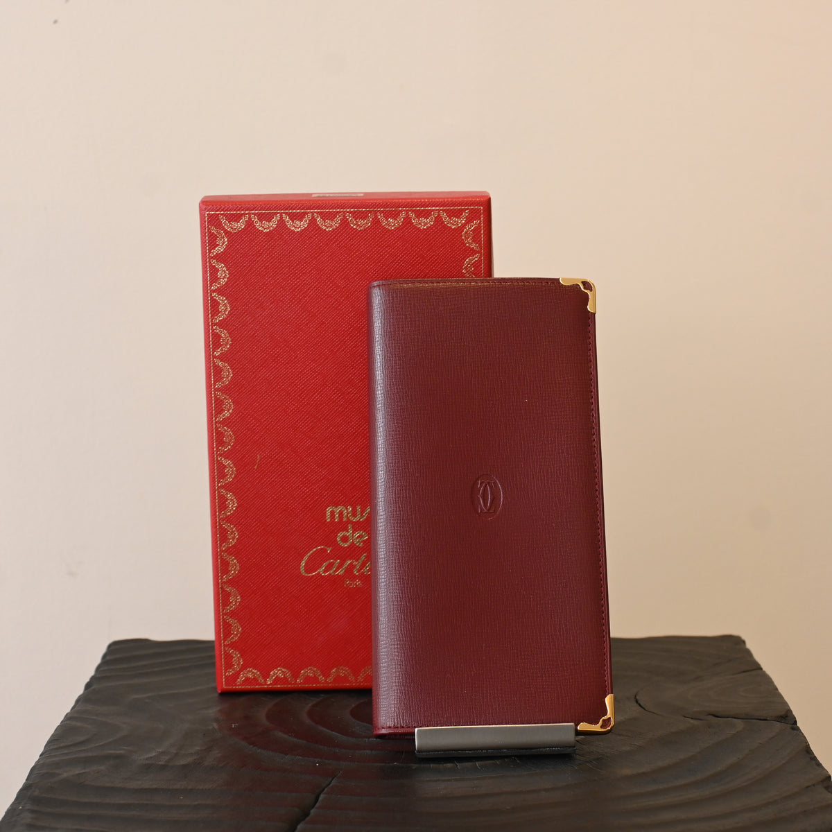 Cartier Must Line Burgundy Long Wallet