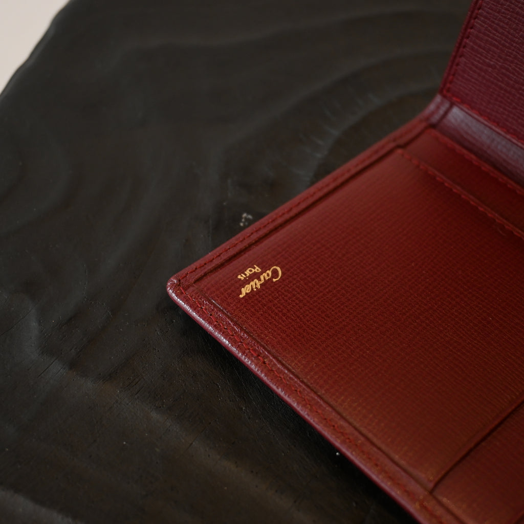 Cartier Must Line Burgundy Long Wallet