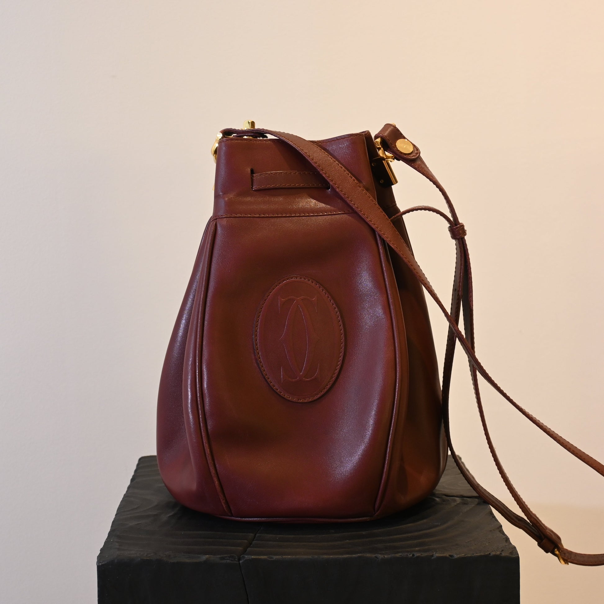 Cartier Bordeaux Bucket Bag - Leluxe Vintage Sdn. Bhd.