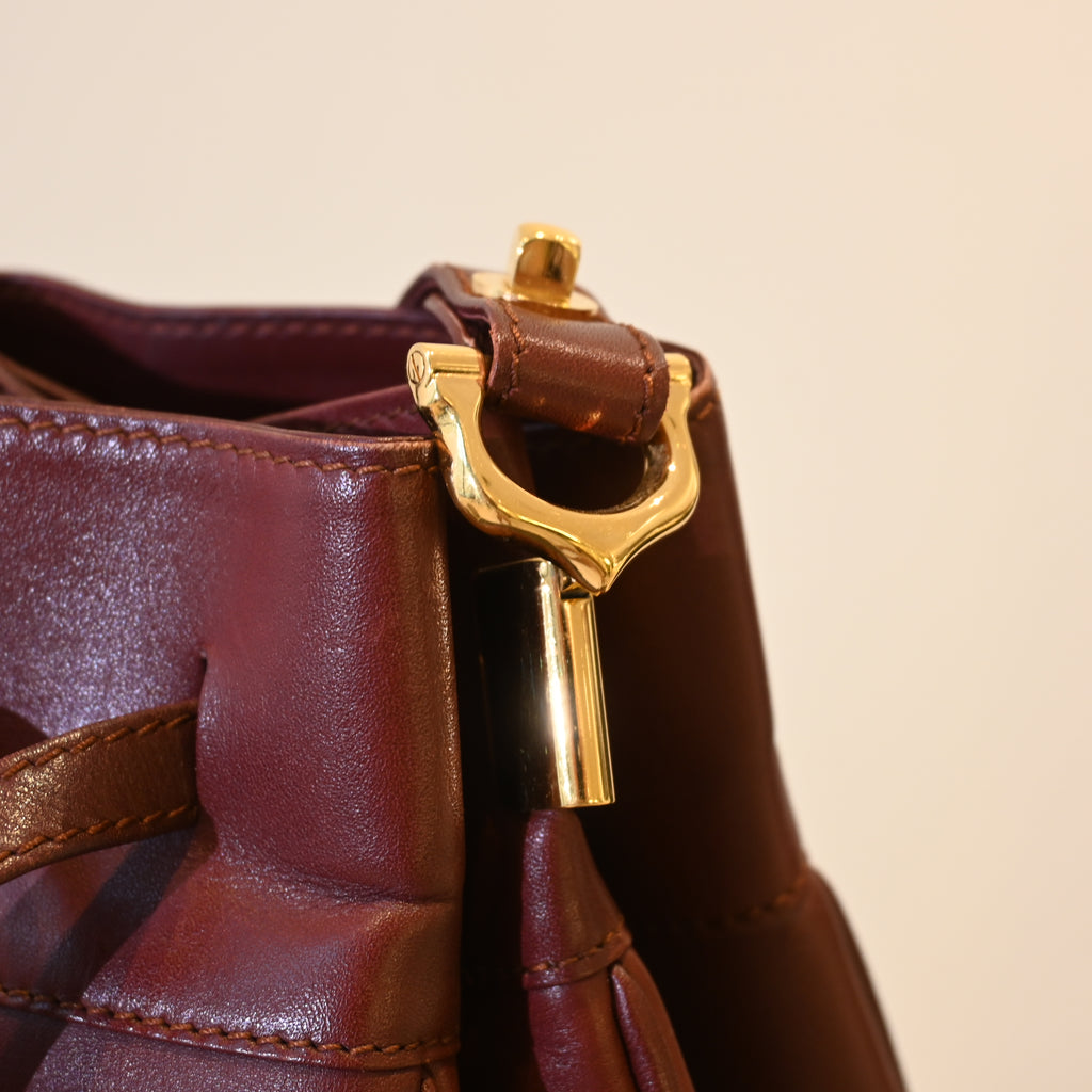 Cartier Bordeaux Bucket Bag - Leluxe Vintage Sdn. Bhd.