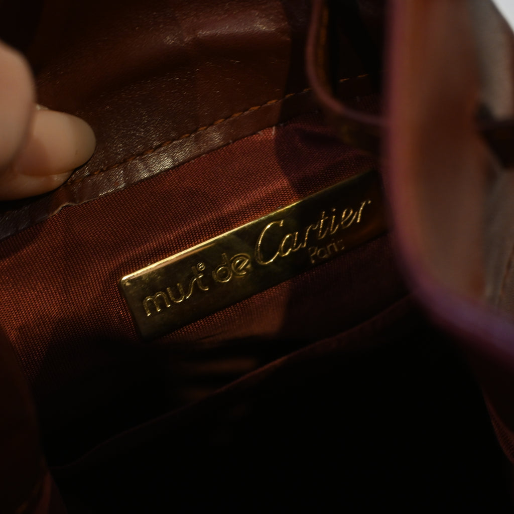 Cartier Bordeaux Bucket Bag - Leluxe Vintage Sdn. Bhd.