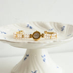 Mikimoto Double Pearl Bracelet JAL Watch Ref. 4N20-0941
