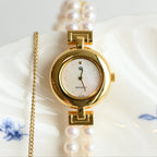 Mikimoto Double Pearl Bracelet JAL Watch Ref. 4N20-0941