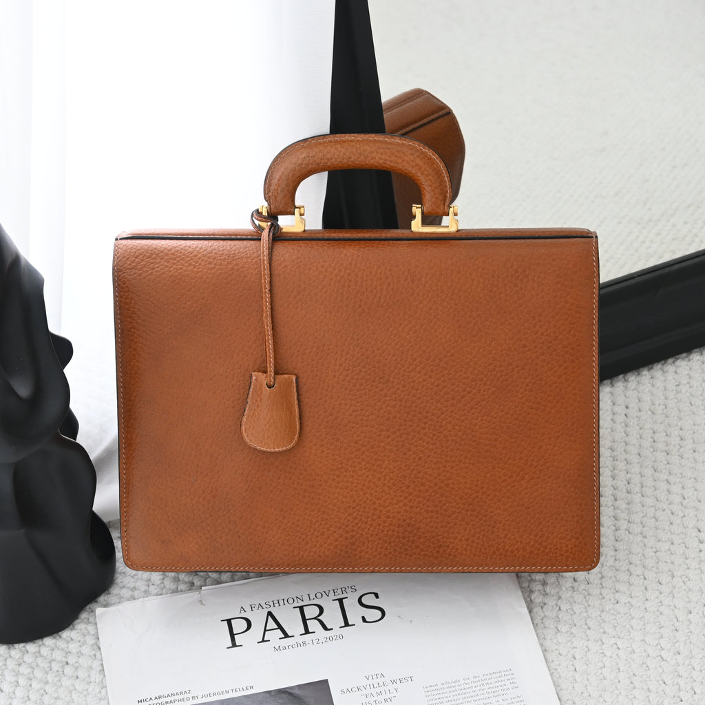 Loewe Anagram Briefcase Document Bag - Leluxe Vintage Sdn. Bhd.