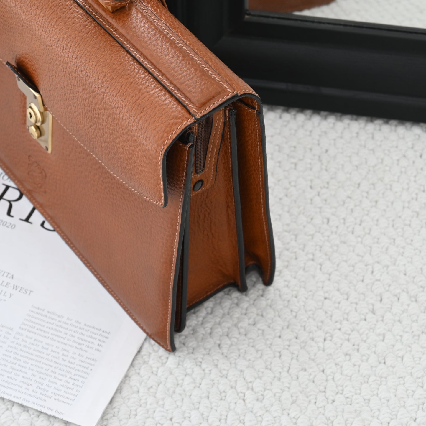 Loewe Anagram Briefcase Document Bag
