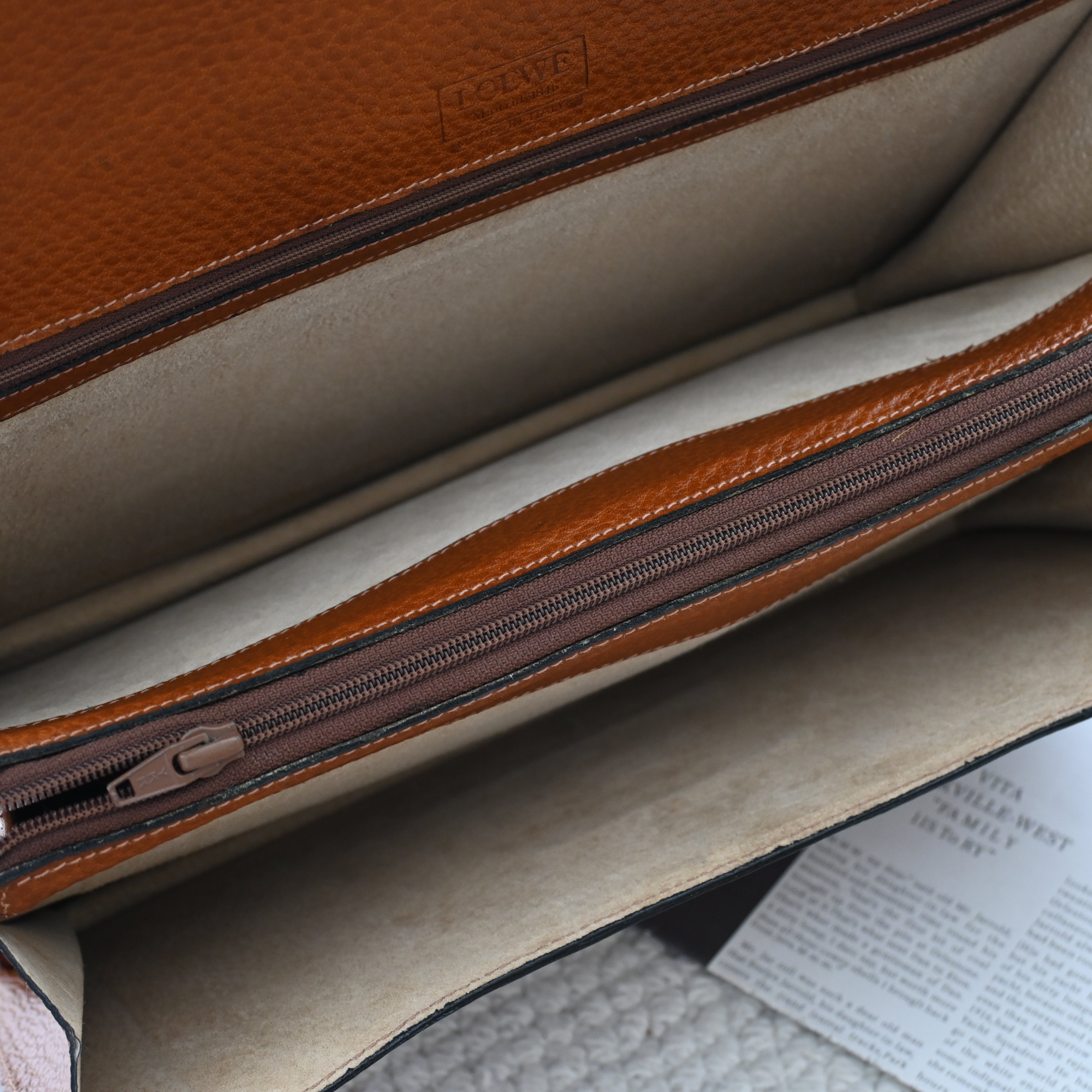 Loewe Anagram Briefcase Document Bag - Leluxe Vintage Sdn. Bhd.