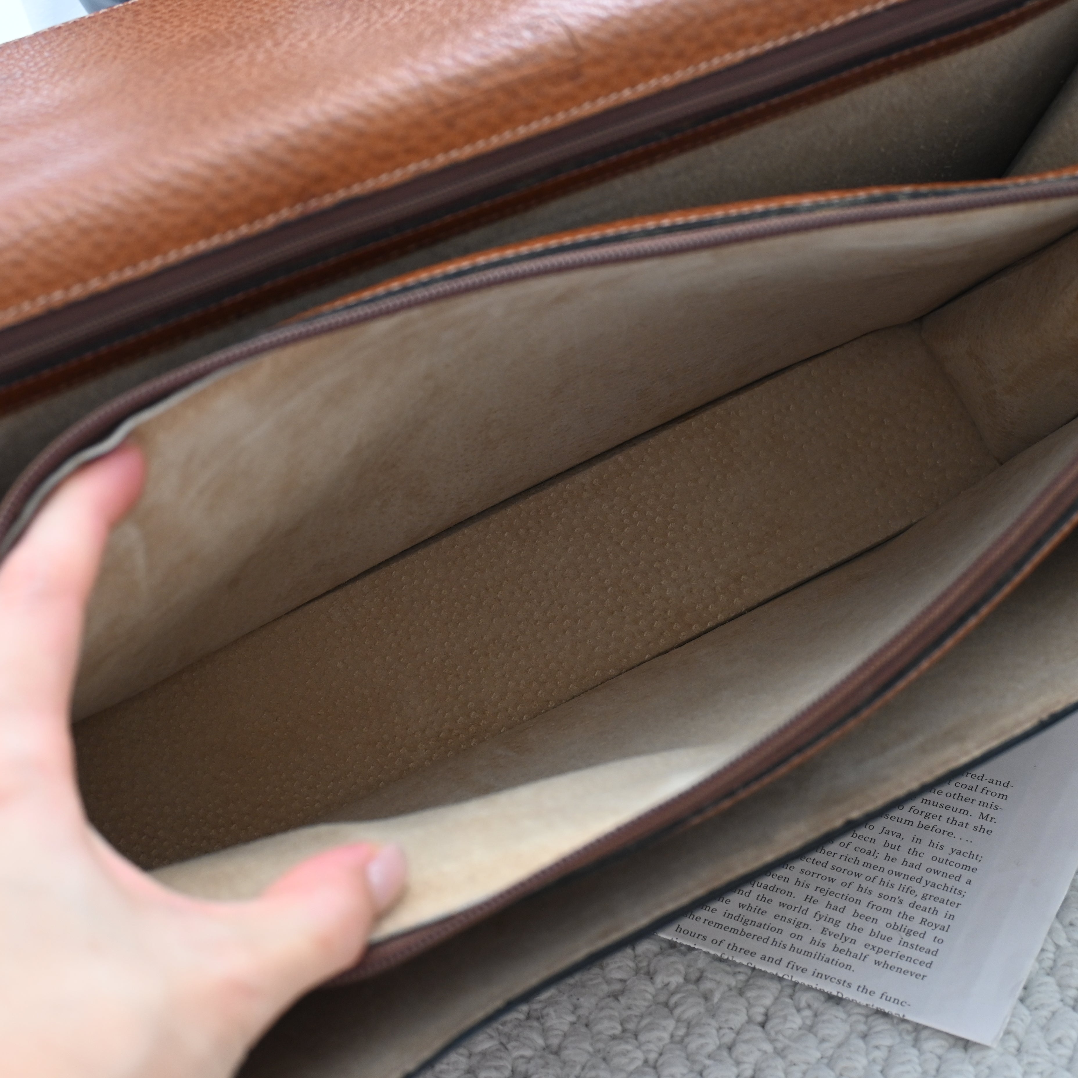 Loewe Anagram Briefcase Document Bag - Leluxe Vintage Sdn. Bhd.