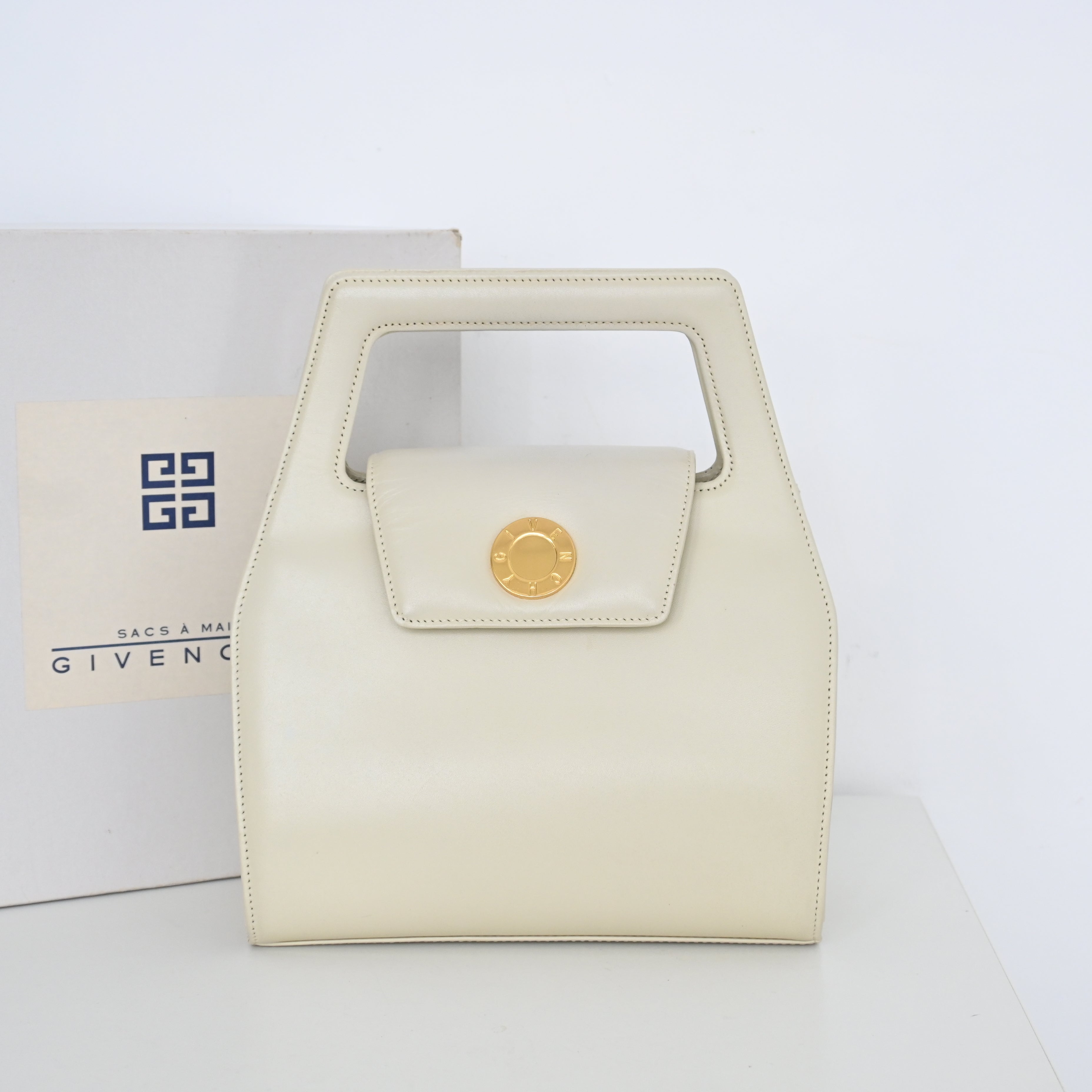 Givenchy Ivory Top Handle Bag - Leluxe Vintage Sdn. Bhd.