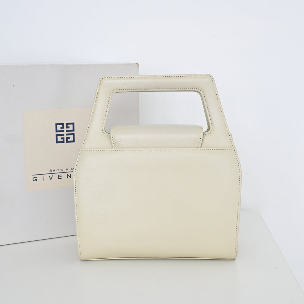 Givenchy Ivory Top Handle Bag - Leluxe Vintage Sdn. Bhd.