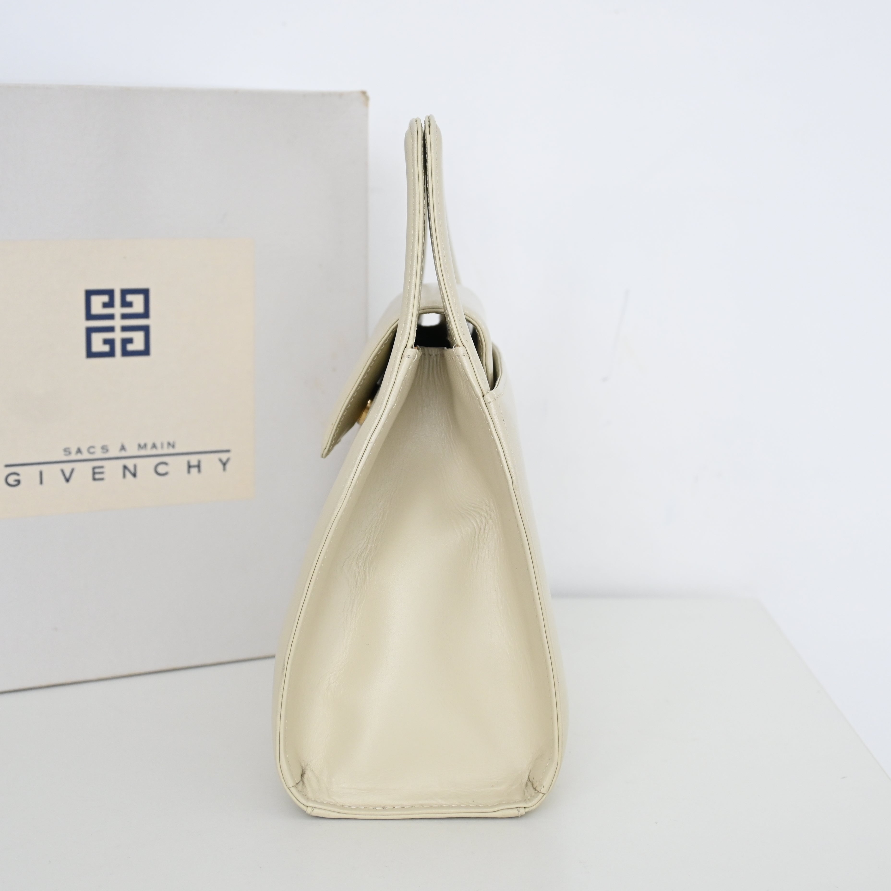 Givenchy Ivory Top Handle Bag - Leluxe Vintage Sdn. Bhd.