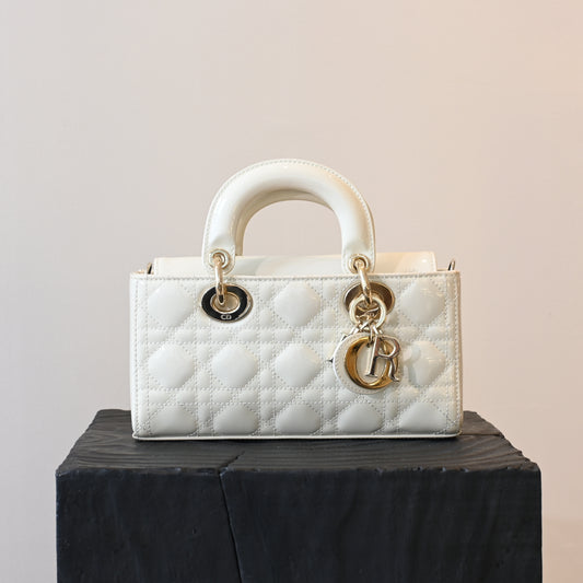Lady Dior Small D-Joy Patent Leather - Leluxe Vintage Sdn. Bhd.