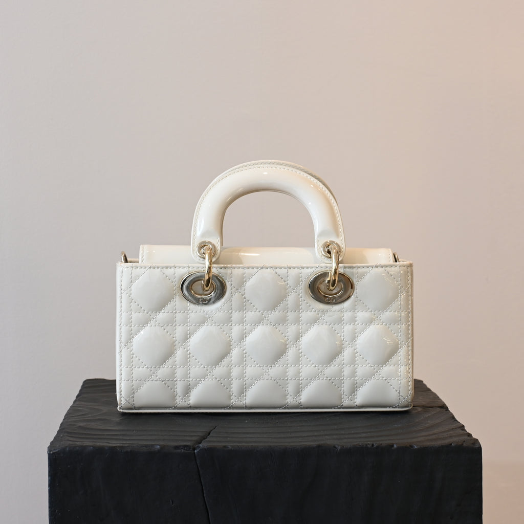 Lady Dior Small D-Joy Patent Leather - Leluxe Vintage Sdn. Bhd.