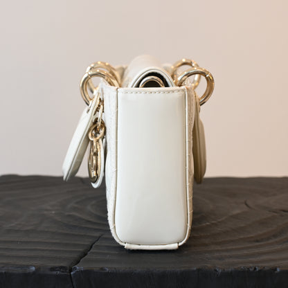 Lady Dior Small D-Joy Patent Leather - Leluxe Vintage Sdn. Bhd.