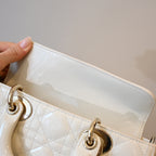 Lady Dior Small D-Joy Patent Leather - Leluxe Vintage Sdn. Bhd.