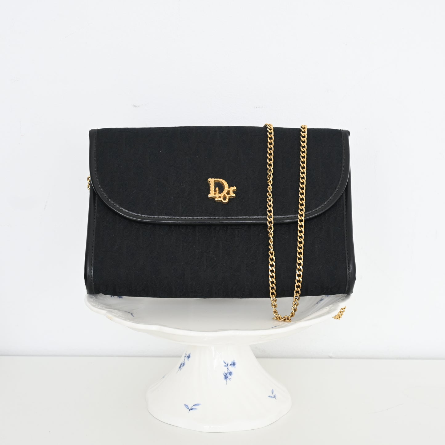 Dior Diorissimo Trotter Canvas Mini Chain Bag