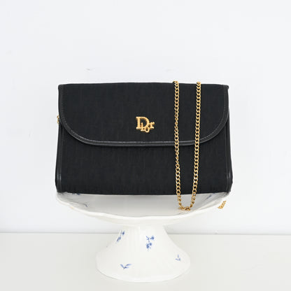 Dior Diorissimo Trotter Canvas Mini Chain Bag