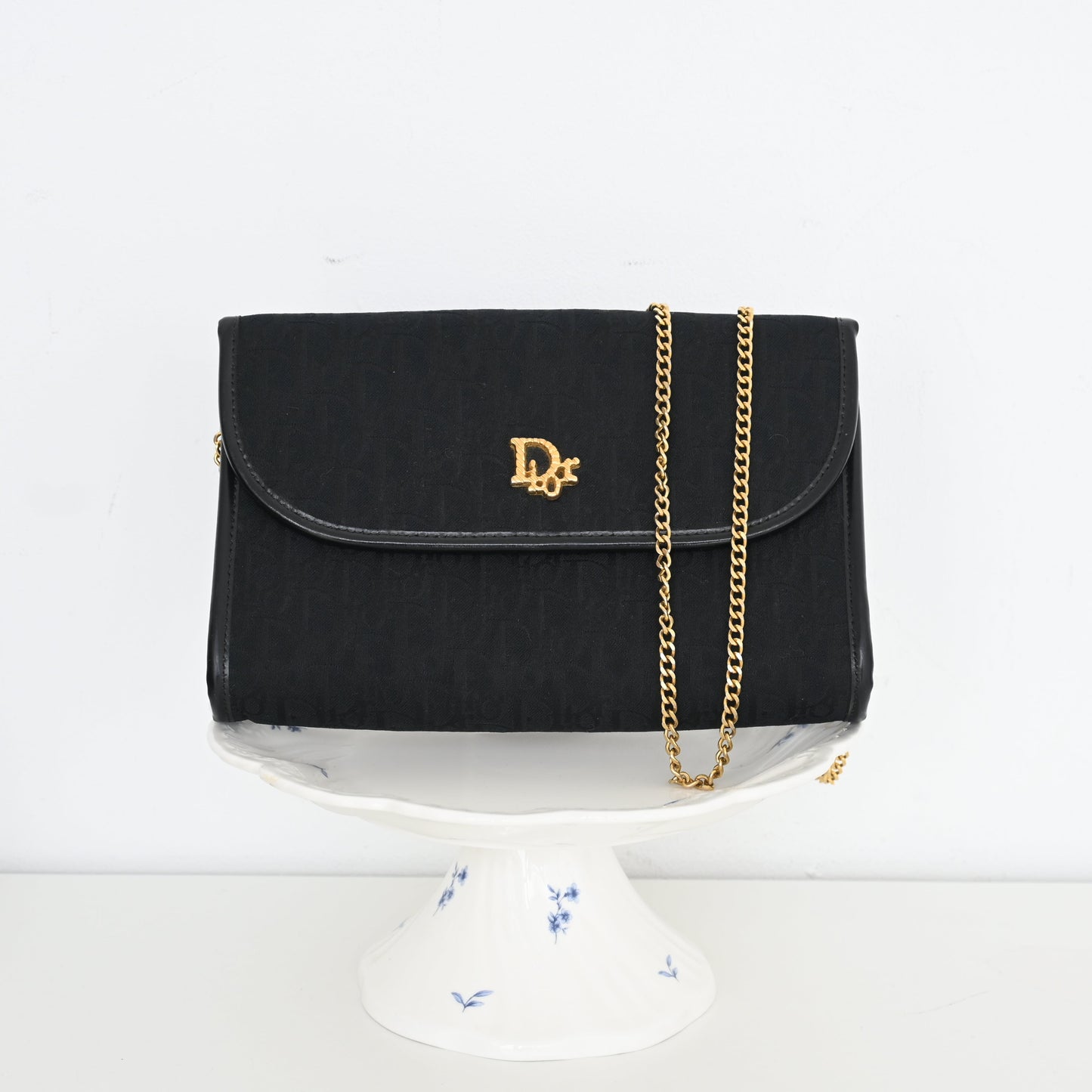 Dior Diorissimo Trotter Canvas Mini Chain Bag