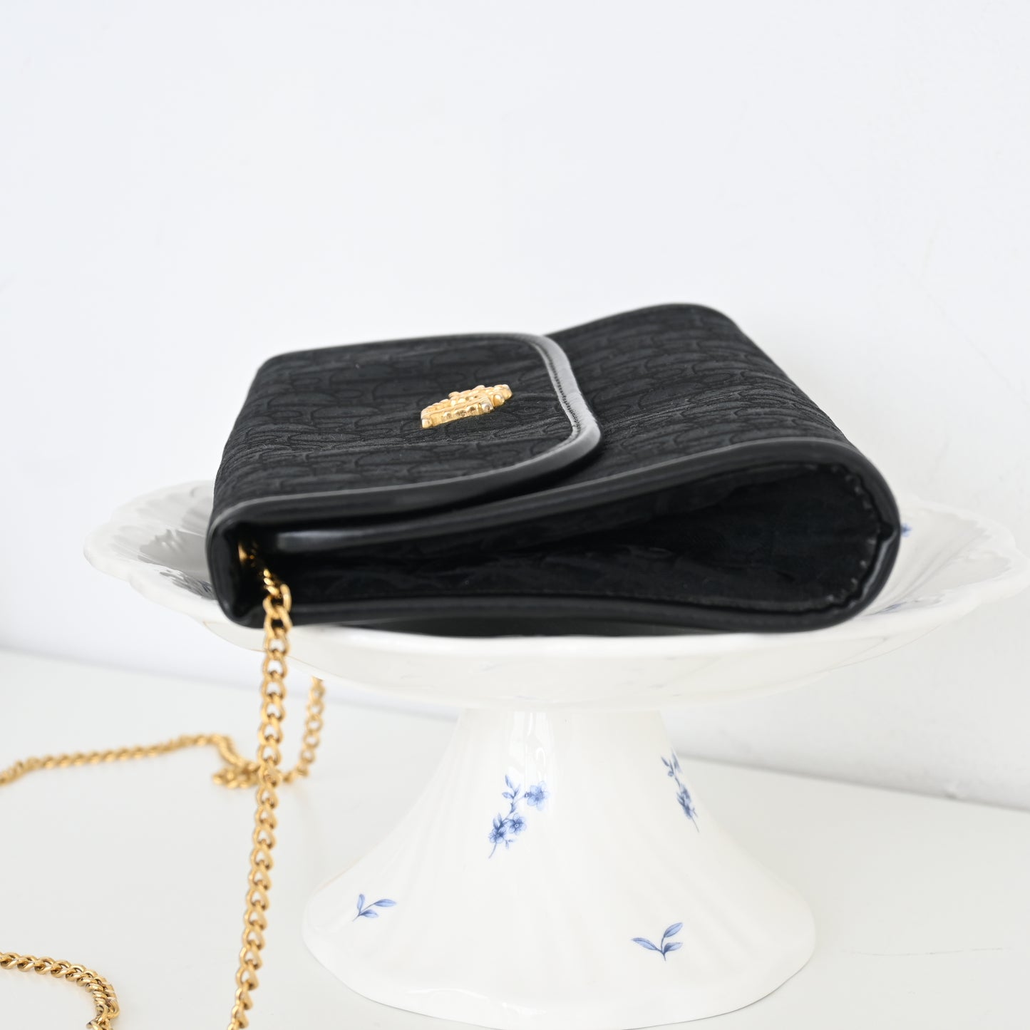 Dior Diorissimo Trotter Canvas Mini Chain Bag