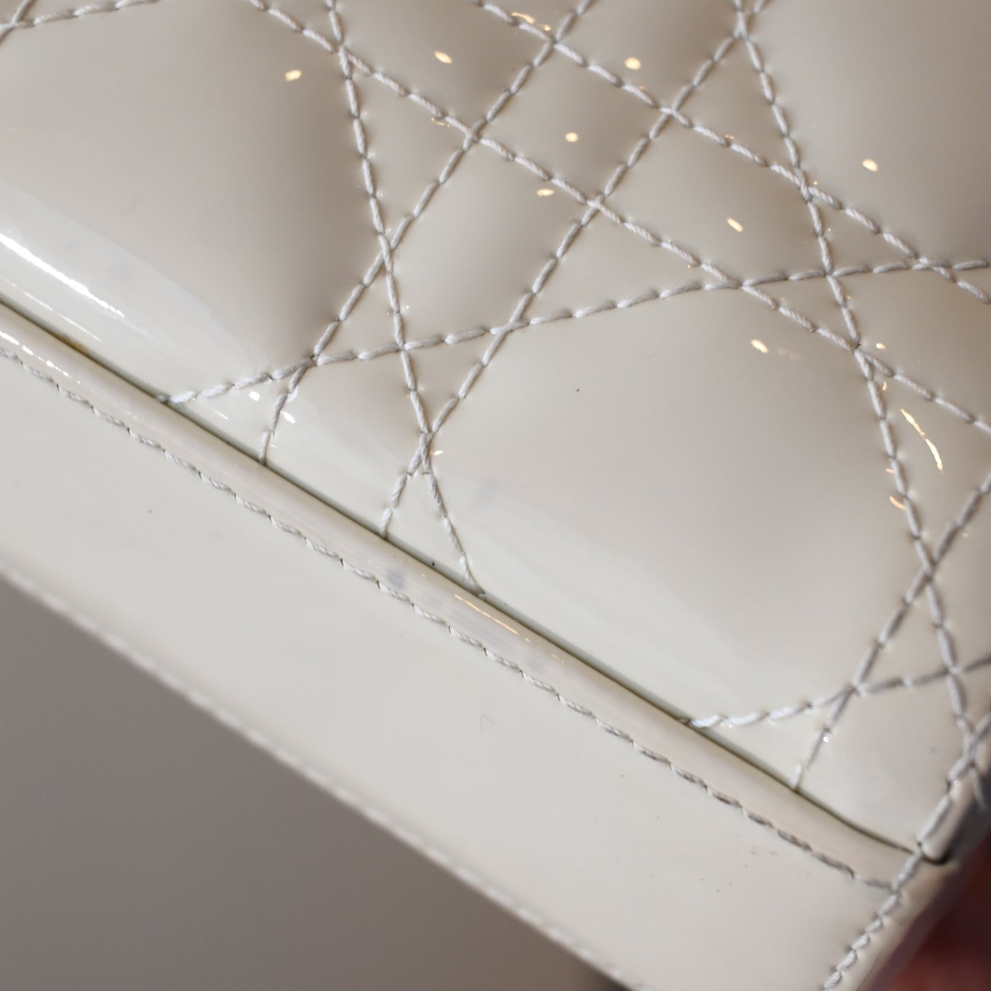 Lady Dior Small D-Joy Patent Leather - Leluxe Vintage Sdn. Bhd.