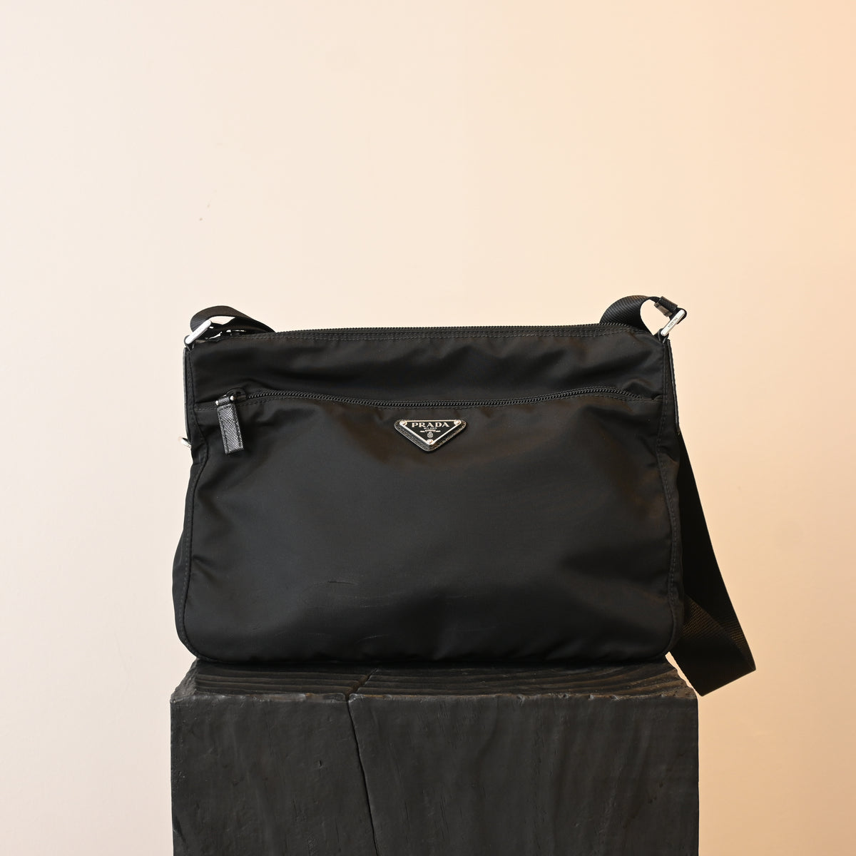 Prada Tessuto Nylon Messenger Bag