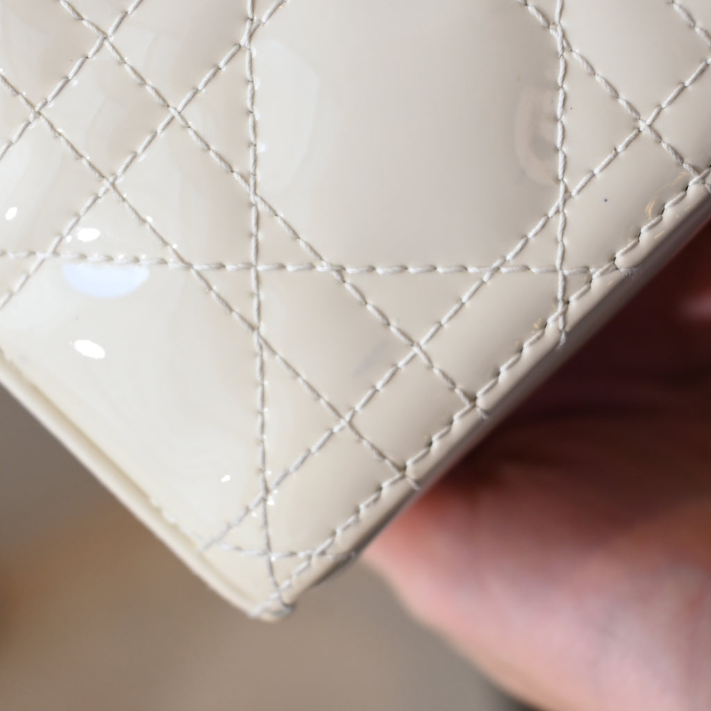 Lady Dior Small D-Joy Patent Leather - Leluxe Vintage Sdn. Bhd.