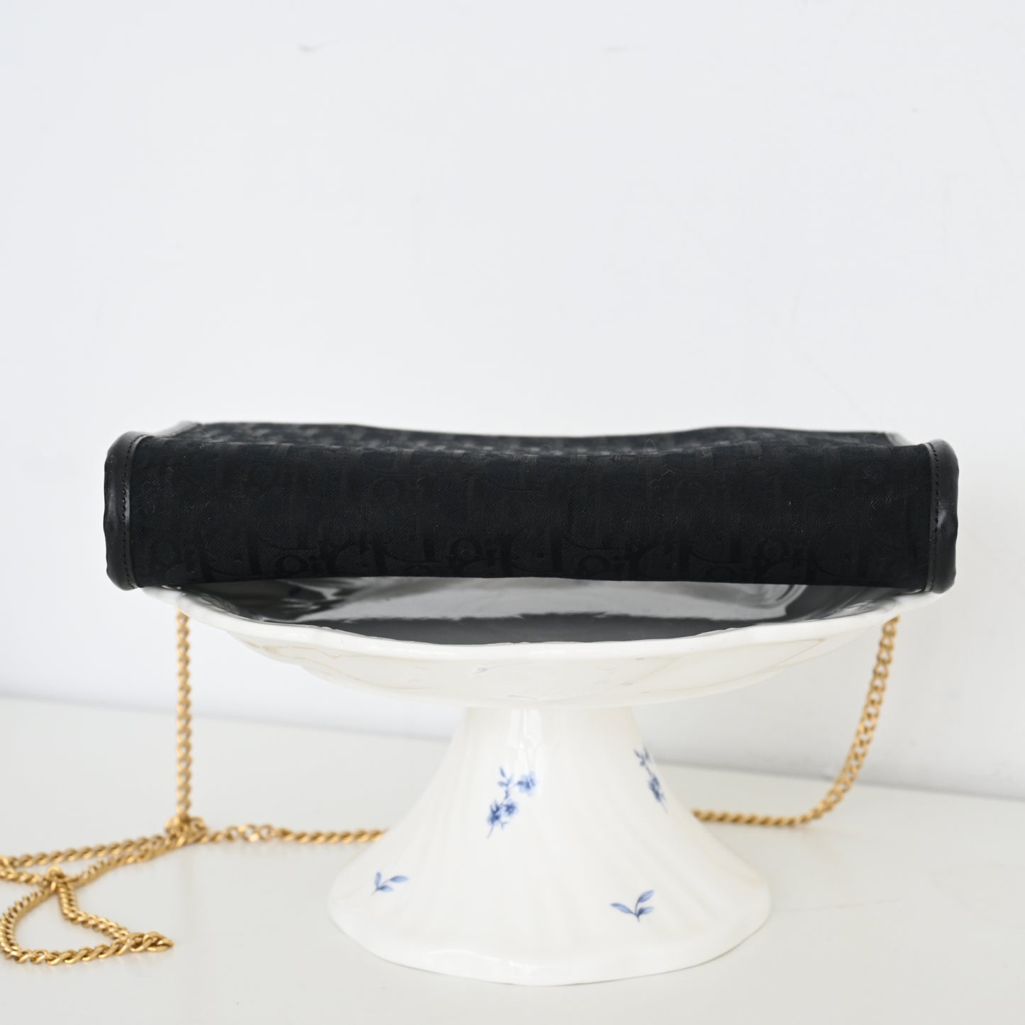 Dior Diorissimo Trotter Canvas Mini Chain Bag