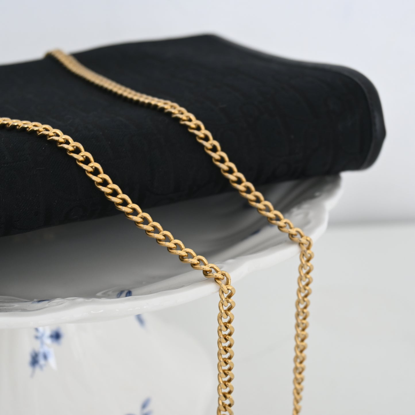 Dior Diorissimo Trotter Canvas Mini Chain Bag