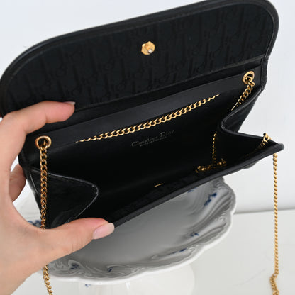 Dior Diorissimo Trotter Canvas Mini Chain Bag