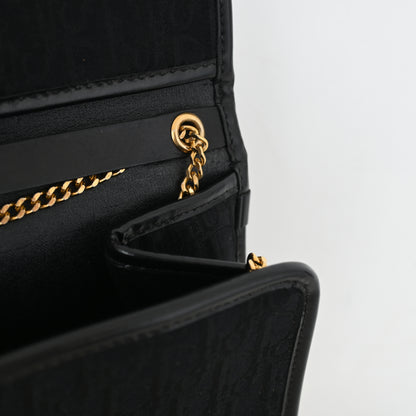 Dior Diorissimo Trotter Canvas Mini Chain Bag