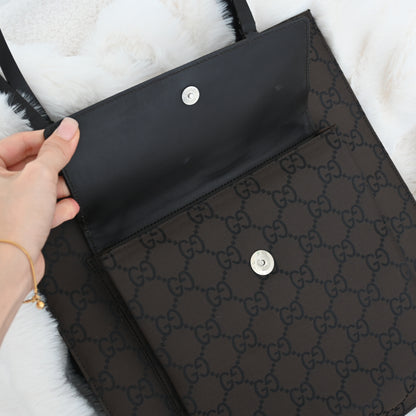 Gucci GG Brown Canvas Tote