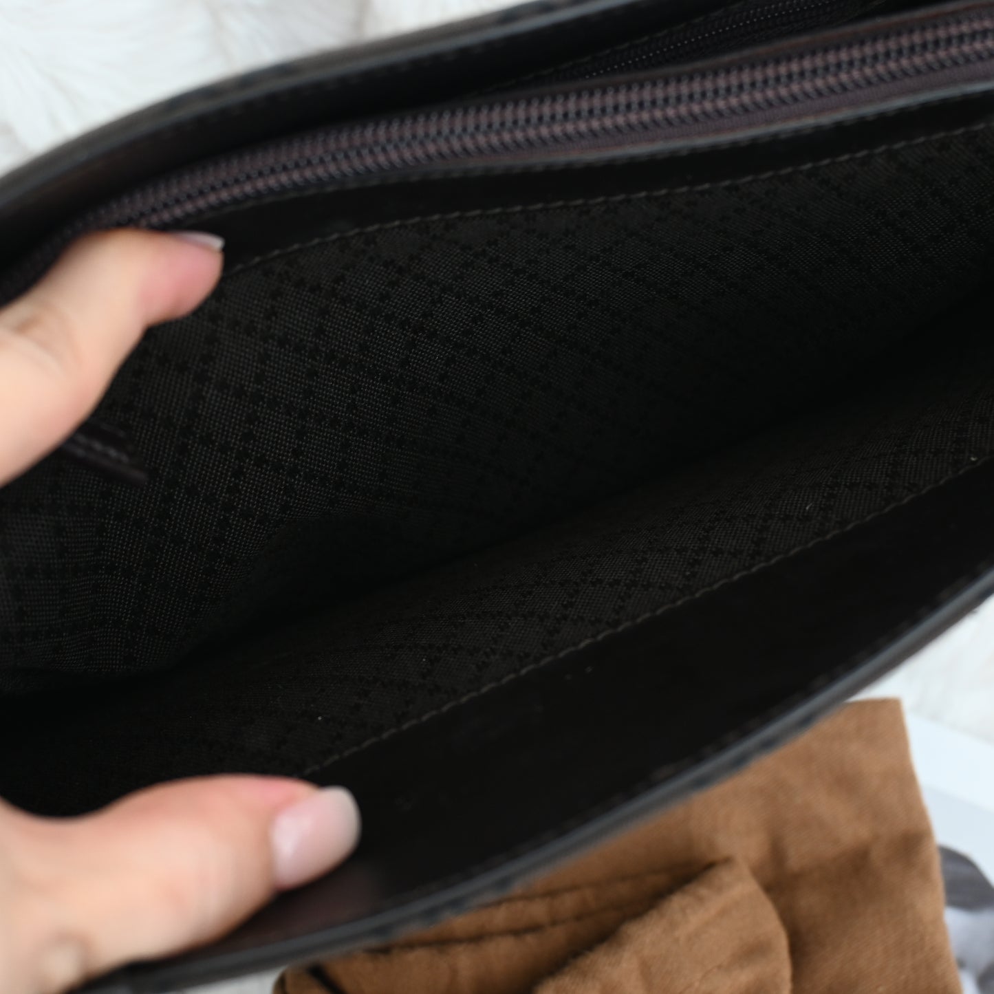 Gucci GG Brown Canvas Tote