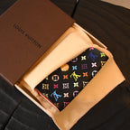 Louis Vuitton x Takashi Murakami Black Multicolor Cardholder