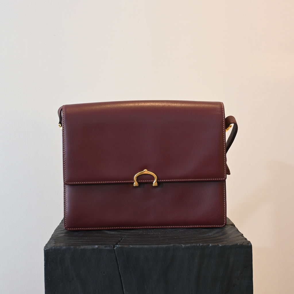 Cartier Bordeaux Envelope Bag - Leluxe Vintage Sdn. Bhd.